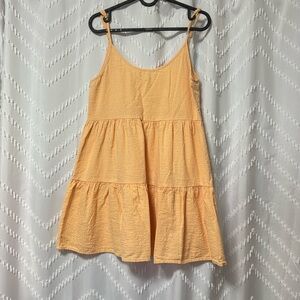Cotton On orange baby doll dress! Size Small